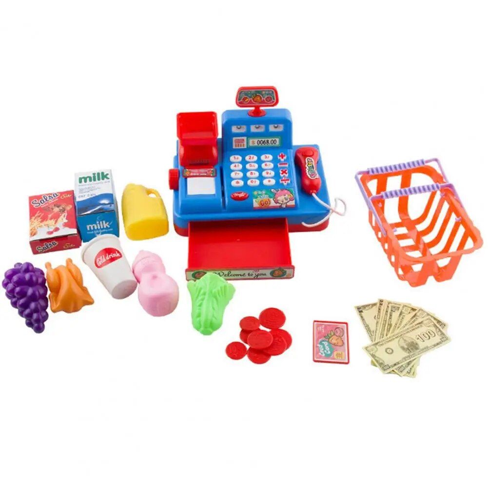 Bleu - Ensemble De Jouets De Caisse Utiles, Maison De Jeu En... - 6
