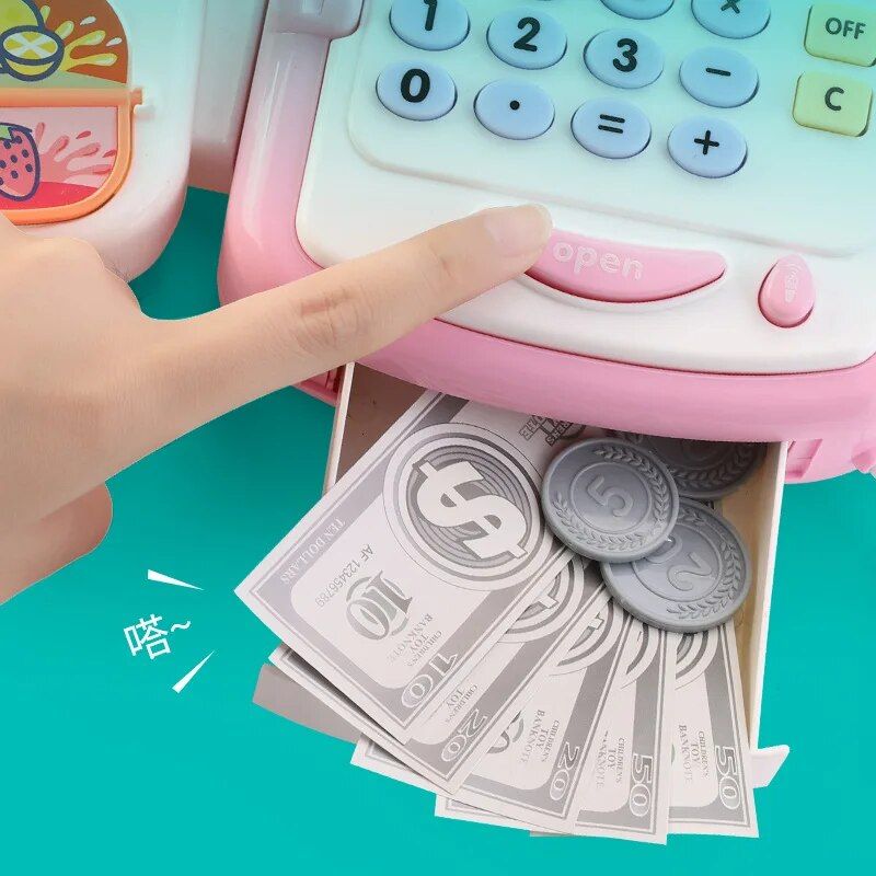 Jouet De Simulation De Caddie Pour Enfants, Caisse Enregistr... - 4
