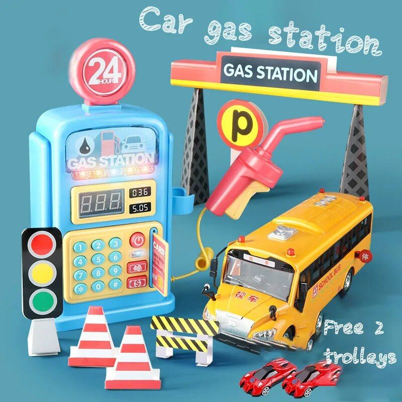 B Rose - Jouet De Station-Service Pour Enfants, Simulation D... - 3