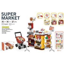 889231-74pcs - Super grand jouet de cuisine pour enfants, maison