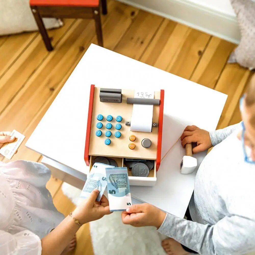 Maison De Jeu En Bois Pour Enfants, Simulation Mignonne Et P... - 5