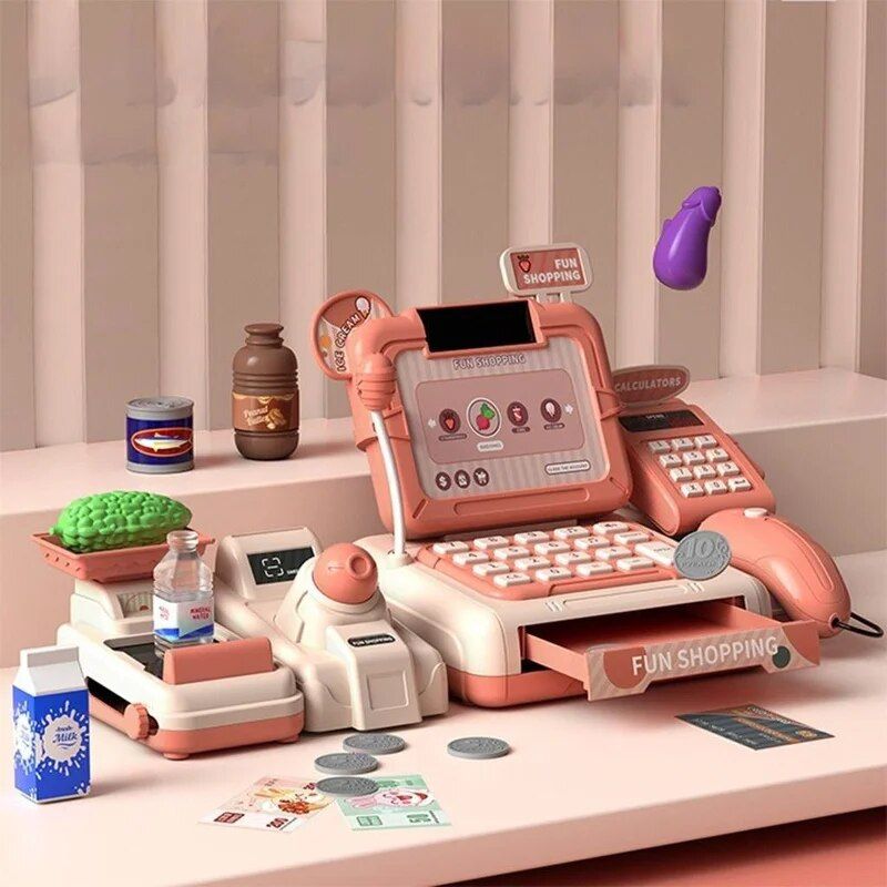 Mini Supermarch De Simulation De Nourriture Pour Enfants, J... - 3
