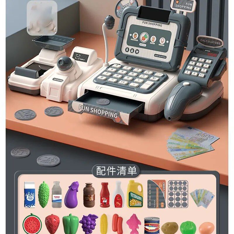 Mini Supermarch De Simulation De Nourriture Pour Enfants, J... - 7