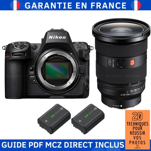 Sony A7R V + FE 24-70mm f/2.8 GM II + 2 Sony NP-FZ100 + Guide PDF MCZ DIRECT '20 TECHNIQUES POUR RÉUSSIR VOS PHOTOS'