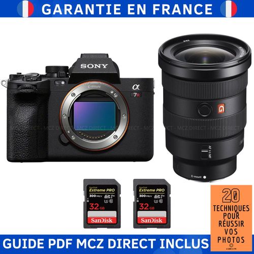 Sony A7R V + FE 16-35mm f/2.8 GM + 2 SanDisk 32GB Extreme PRO UHS-II SDXC 300 MB/s + Guide PDF MCZ DIRECT '20 TECHNIQUES POUR RÉUSSIR VOS PHOTOS'