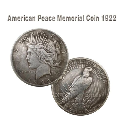 Pièces De Collection Statue Of Pages And Peace, Dollar En Argent, Aigle, Usa Queen Morgan, 1 $, Collection Antique, 1921, 1922, 1927