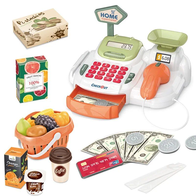 Simulation De Caisse Enregistreuse De Luxe Pour Enfants, Jou... - 3