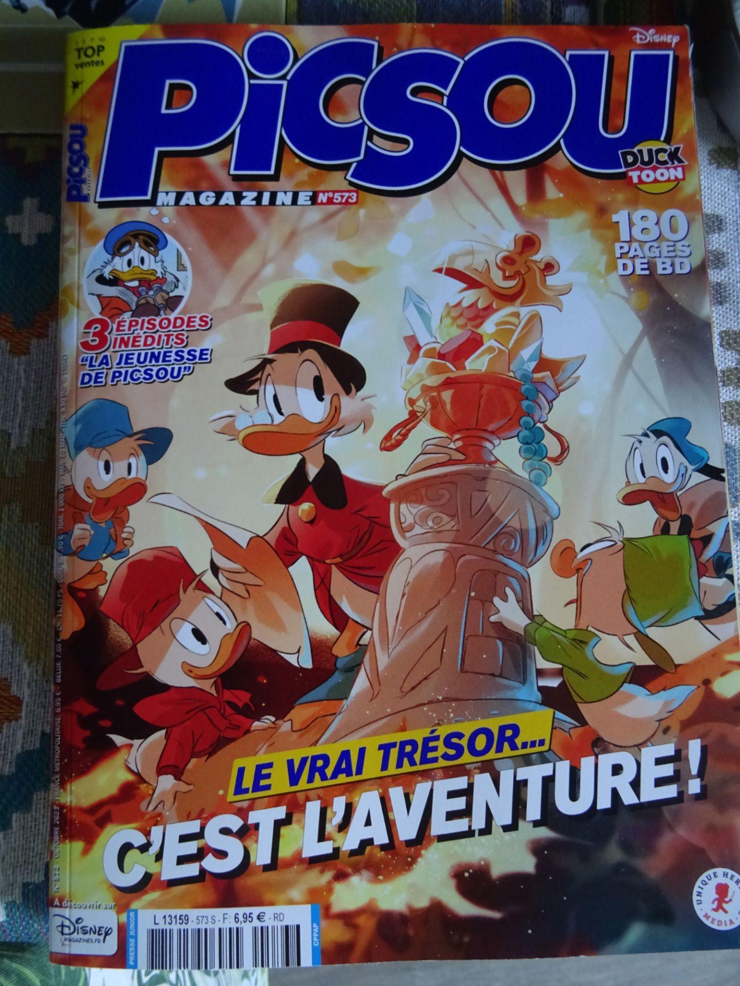 PICSOU magazine n° 573 le vrai trésor C'est l'aventure