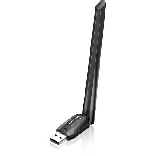 KGABERY-Ac600 Dongle Usb Wifi À Gain Élevé,Adaptateur Bluetooth 5.0,Adaptateur Usb Double Bande Avec Antenne 6 Dbi Pour Pc/Bureau/Ordinateur Portable,Prend En Charge Windows 11/10/8.1/7/Xp Pour