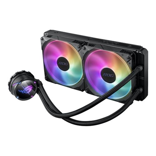 ASUS ROG STRIX LC II 280 ARGB - Système de refroidissement liquide de processeur - (pour : LGA1150, LGA1151, LGA1155, LGA1156, LGA1200, LGA1366, LGA2011, LGA2011-3, LGA2066, AM4, TR4) - aluminium...