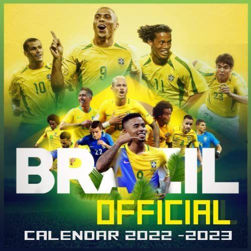 Brazil Calendar 2022: Official Sport Calendar 2022 18 Months Big Size 17"X11". Brazil Planner For All Fans Kids Boys. Kalendar Calendario Calendrier 18 Monthy.