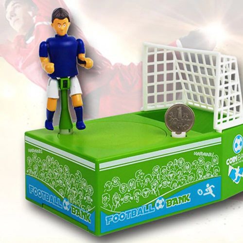 Terrain De Football - Tirelire De Coup De Pied De But De Joueur De Football Électrique, Boîte D'économie D'argent, Jouet En Plastique, Coffre-Fort Pour Enfants, Enfants, Maison