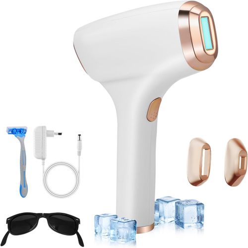 Kgabery-3 En 1 Ipl Épilateur Lumière Pulsée 9 Niveaux D'énergie,Painless Epilateur Laser Definitif Avec Fonction De Refroidissement Pour Femme/Homme Visage Corps Bikini Aisselles Jambes-999990 Flashe