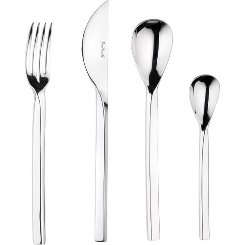 Kgabery-Pinti Inox Service De Couverts 24 Pièces Tresse