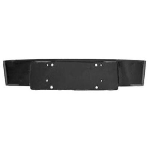 Bandeau Porte Plaque Immatriculation Avant Pour Audi Q7 I Ph. 2 2009-2015, Noir Lisse, Neuf