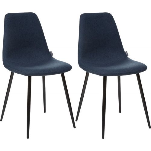 Lot De 2 Chaises Style Scandinave Tyka Atmosphera - Lot De 2 Chaises Tyka Bleu-Bleu - Bleu