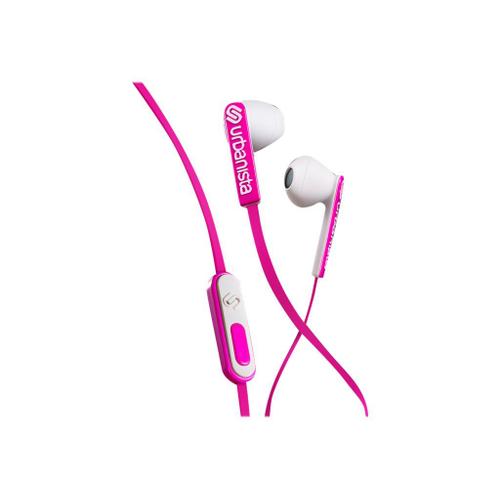 Urbanista San Francisco - Écouteurs avec micro - intra-auriculaire - filaire - Panthère rose