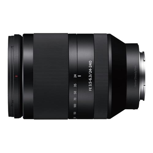 Objectif Sony SEL24240 - Fonction Zoom - 24 mm - 240 mm - f/3.5-6.3 FE OSS - Sony E-mount - pour Cinema Line; a VLOGCAM; a1; a6700; a7 IV; a7C; a7C II; a7CR; a7R V; a7s III; a9 II; a9 III