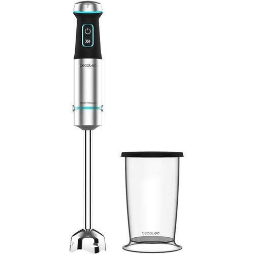 Mixeur Plongeant Power Titanblack 1200 Xl. 1200W, Technologie Crossblades Avec Lames Revêtues En Titane Noir, Cloche Anti-Éclaboussures, Sélecteur De Vitesse Progressif, Pied Xl[KIT6501489]