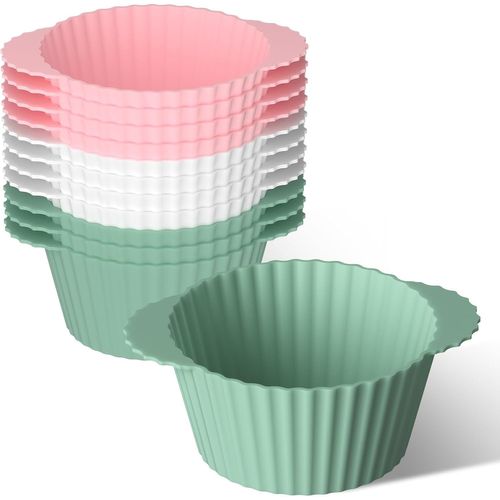 12 Pièces Moule À Gâteau En Silicone, Mini Moule Pour Friteuse À Air, Micro-Ondes Et Accessoires De Cuisson[Kit6502347]