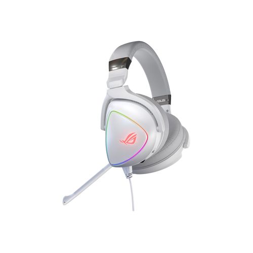 ASUS ROG Delta Blanc - Casque gaming RGB avec quadruple DAC ESS - Eclairage RGB - Circum-aural - Filaire - USB-C