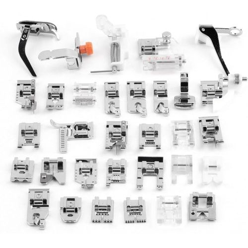 Machine À Coudre Kit Pieds-De-Biche Multifonctionnel Pour Machine À Coudre Domistique Ourlet Pied De Pièces Accessoires Pour Brother Singer Lot De (32Pcs)[KIT6503590]