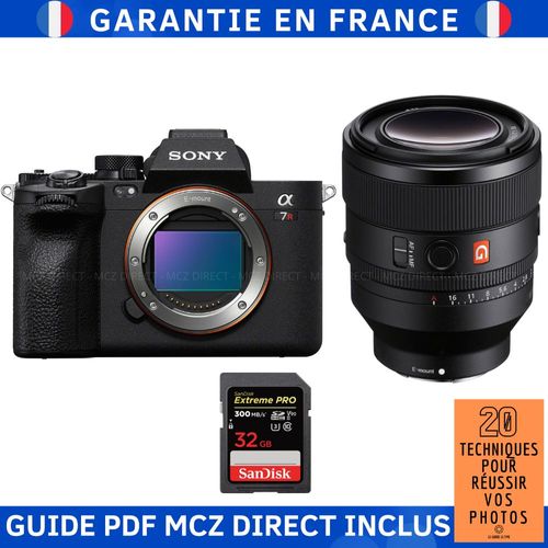 Sony A7R V + FE 50mm f/1.2 GM + 1 SanDisk 32GB Extreme PRO UHS-II SDXC 300 MB/s + Guide PDF MCZ DIRECT '20 TECHNIQUES POUR RÉUSSIR VOS PHOTOS'