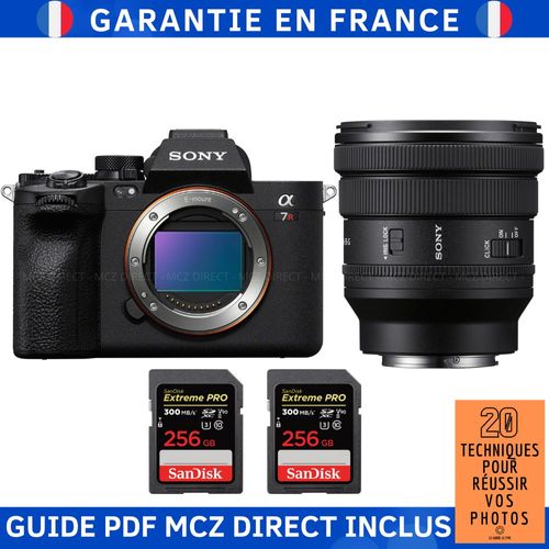Sony A7R V + FE PZ 16-35mm f/4 G + 2 SanDisk 256GB Extreme PRO UHS-II SDXC 300 MB/s + Guide PDF MCZ DIRECT '20 TECHNIQUES POUR RÉUSSIR VOS PHOTOS'