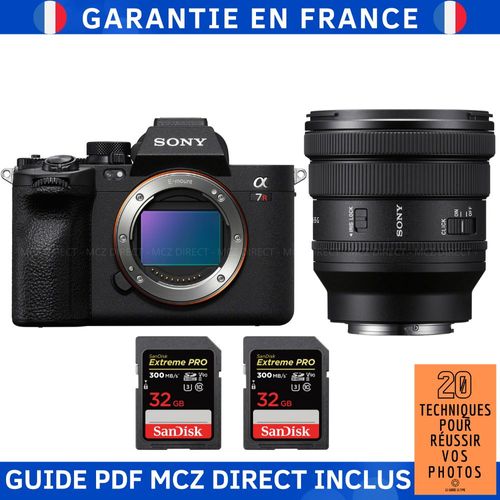 Sony A7R V + FE PZ 16-35mm f/4 G + 2 SanDisk 32GB Extreme PRO UHS-II SDXC 300 MB/s + Guide PDF MCZ DIRECT '20 TECHNIQUES POUR RÉUSSIR VOS PHOTOS'