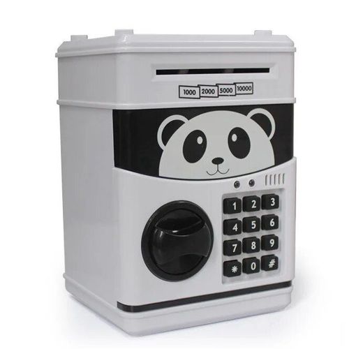 Tirelire Électronique Panda Avec Mot De Passe Atm, Coffre-Fort Pour Pièces De Monnaie, Dépôt Automatique, Billet De Banque, Cadeau De Noël