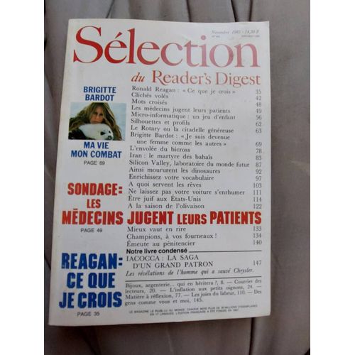 Sélection Du Reader's Digest 1985