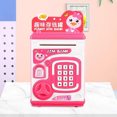 Rouge - Tirelire Électronique Pour Enfants, Coffre-Fort, Serrure Automatique Pour Touristes, Tirelire, Boîte D'épargne Pour Garçons Et Filles, 3 Ans, 4 Ans, 5 Ans, 6 Ans Et Plus