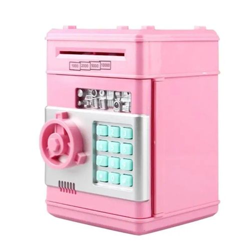 Tirelire Électronique Pour Garçons Et Filles, Coffre-Fort, Mot De Passe, Défilement Automatique, Papier, Plastique, Boîte D'épargne En Chinois