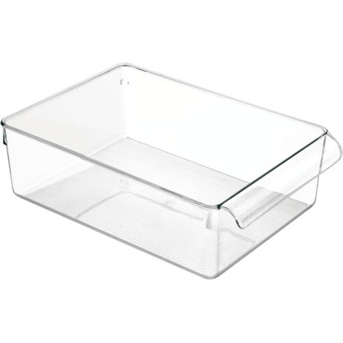 Idesign Linus Bac Alimentaire, Grand Organisateur De Cuisine En Plastique Avec Poignées, Transparent[KIT6506190]