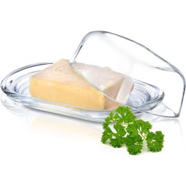 Beurrier En Verre Avec Couvercle Pour Réfrigérateur, L'accessoire Essentiel De Cuisine Pour Stocker, Servir Et Préserver La Fraîcheur Du Beurre[Kit6508699]