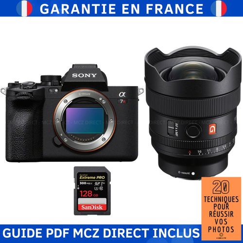Sony A7R V + FE 14mm f/1.8 GM + 1 SanDisk 128GB Extreme PRO UHS-II SDXC 300 MB/s + Guide PDF MCZ DIRECT '20 TECHNIQUES POUR RÉUSSIR VOS PHOTOS'