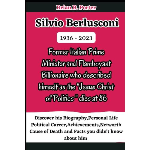 Silvio Berlusconi (1936 - 2023): Former Italian Prime Minister And Flamboyant Billionaire Dies Discover His Biography ,Personal Life ,Political ... Of Death And Facts You Didn't Know About Him