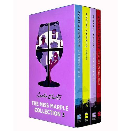 Miss Marple Mysteries Series Books 11 - 14 Collection Set By Agatha Christie (At Bertrams Hotel, Nemesis, The Thirteen Problems & Miss Marple's Final Cases)