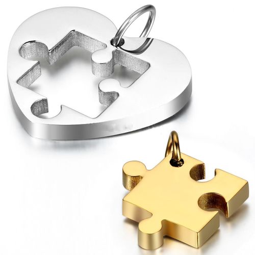 Amour Pendentif Collier Couple Bijoux