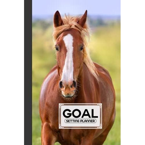 Goal Setting Planner: Horse Cover Goal Setting Planner, Daily Goal Setting Planner Gratitude Journal Notebook Diary Log Book Organizer | 120 Pages, Size 6" X 9" By Friedhelm Baier