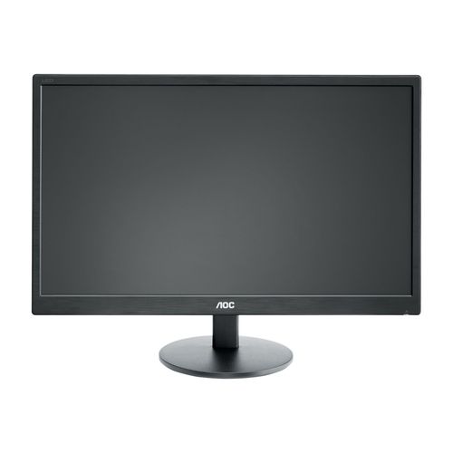 AOC E2470SWH - Écran LED - 23.6" - 1920 x 1080 Full HD (1080p) @ 60 Hz - TN - 250 cd/m² - 1000:1 - 1 ms - HDMI, DVI, VGA - haut-parleurs - noir