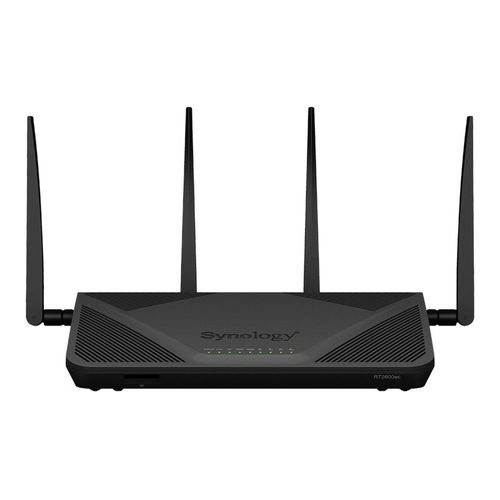 Synology RT2600ac - Routeur sans fil commutateur 4 ports - 1GbE - ports WAN : 2 - Wi-Fi 5 - Bi-bande
