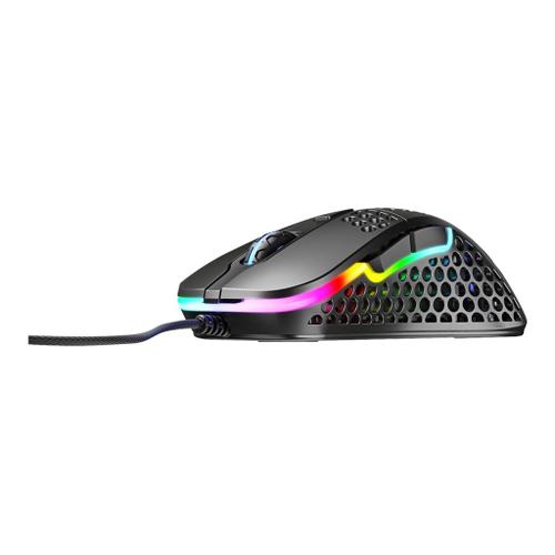 Xtrfy M4 RGB - Souris - pour droitiers - optique - filaire - USB - noir