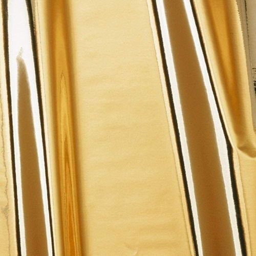 Papier Adhésif Pour Meuble Métallique Brillant Or - Film Autocollant Décoratif Rouleau Vinyle - Pour Cuisine, Porte, Table - Décoration Revêtement Peint Stickers Collant - 45 Cm X [KIT6512186]
