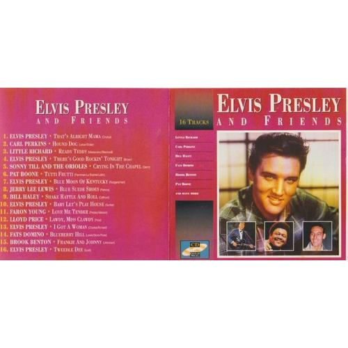 Cd Cpl- Elvis Preslley And Friends - Elvis Presley - Car Perkins- Little Richard - Sonny Till And The Orioles - Jerry Lee Lewis - Bill Haley - Farton Uoung Lloyd Price Fats Domino Brook Brenton 1995