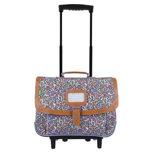 Tann's - Cartable à roulettes 38cm "May" multicolore - 12894