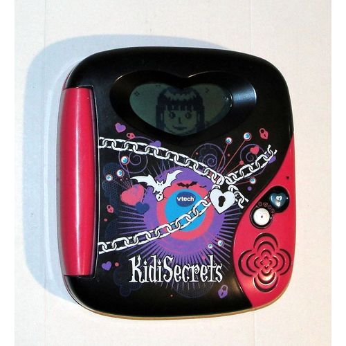 Kidisecrets noir monster journal intime agenda électronique Vtech