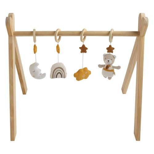 Arche D'éveil Bois Avec 4 Jouets