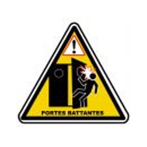 Portes Battantes (10x9cm) - Sticker/Autocollant