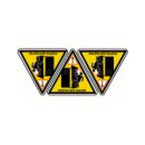 Portes Battantes (3fois 10x9cm) - Sticker/Autocollant